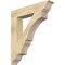 Ekena Millwork Balboa Traditional Rough Sawn Bracket, Douglas Fir, 6"W x 34"D x 38"H BKT06X34X38BOA01RDF - alternate 1